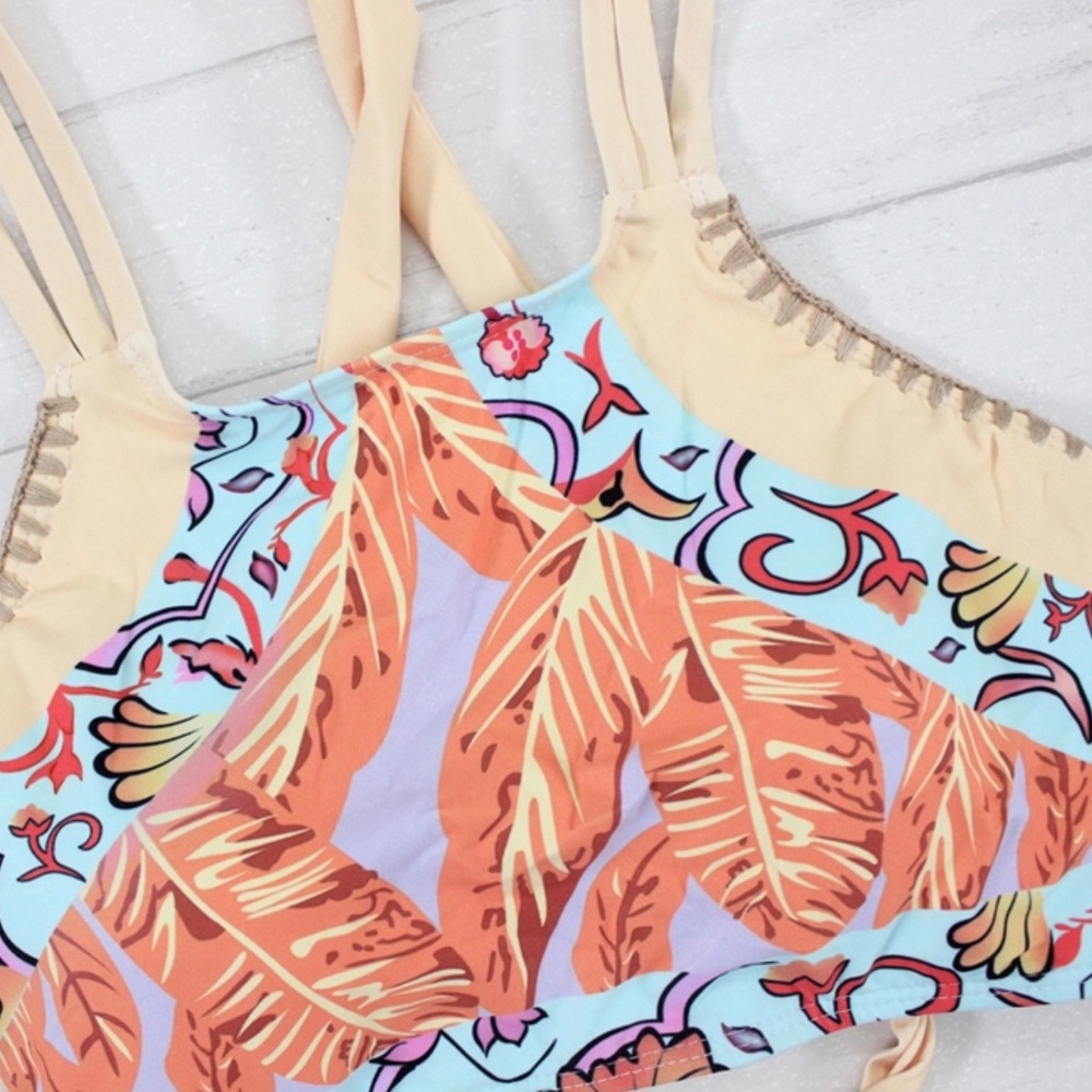 🏝Halter bikini banana leaf🏝 banana leaf - Picture 4 of 7